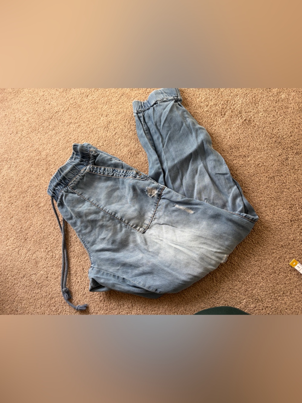 🤍 DEX - Small Denim-like Joggers